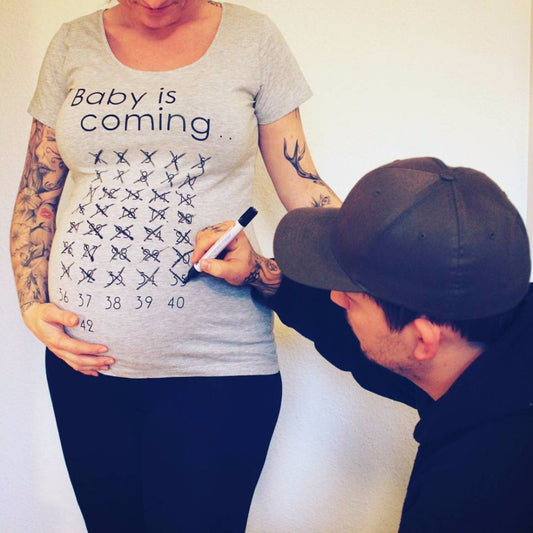 Baby Is Coming Pregnancy T-shirt