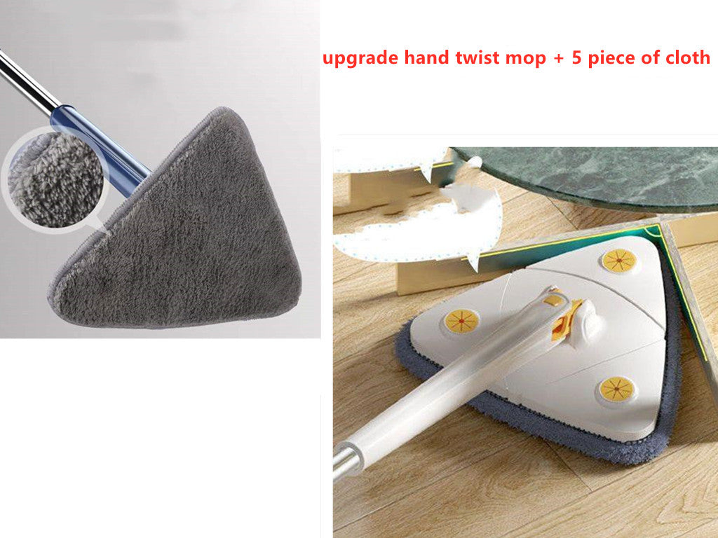 Extendable Triangle Mop 360 Rotatable Adjustable