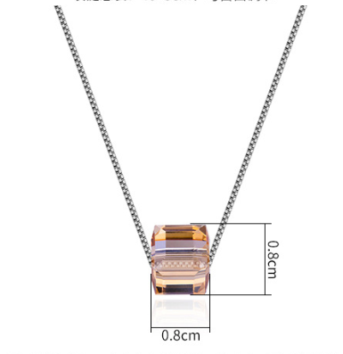 Aurora Sugar Cube Necklace