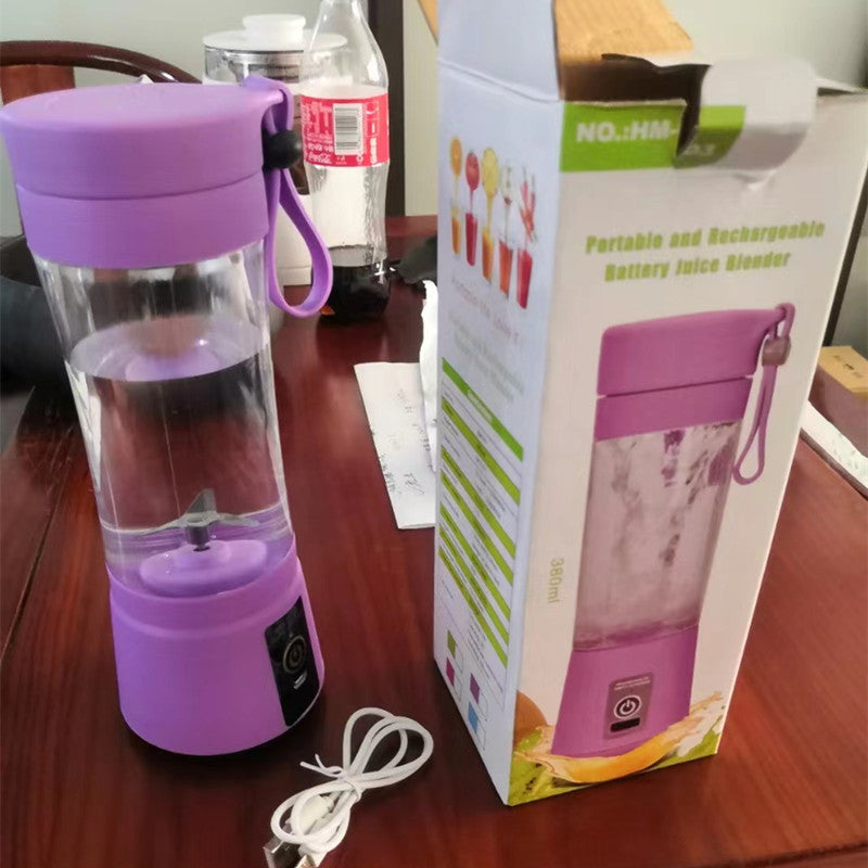 Portable Blender With USB Rechargeable Mini Kitchen Fruit Juice Mixer Portable Electric Mini Juicer